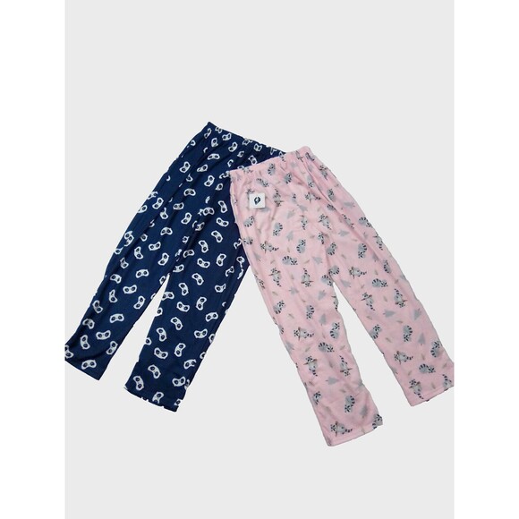 Set of 2 Vopmocld Girl's Cartoon Panda Pajamas Raccoon Long Sleeve Set Size L - Picture 2 of 8